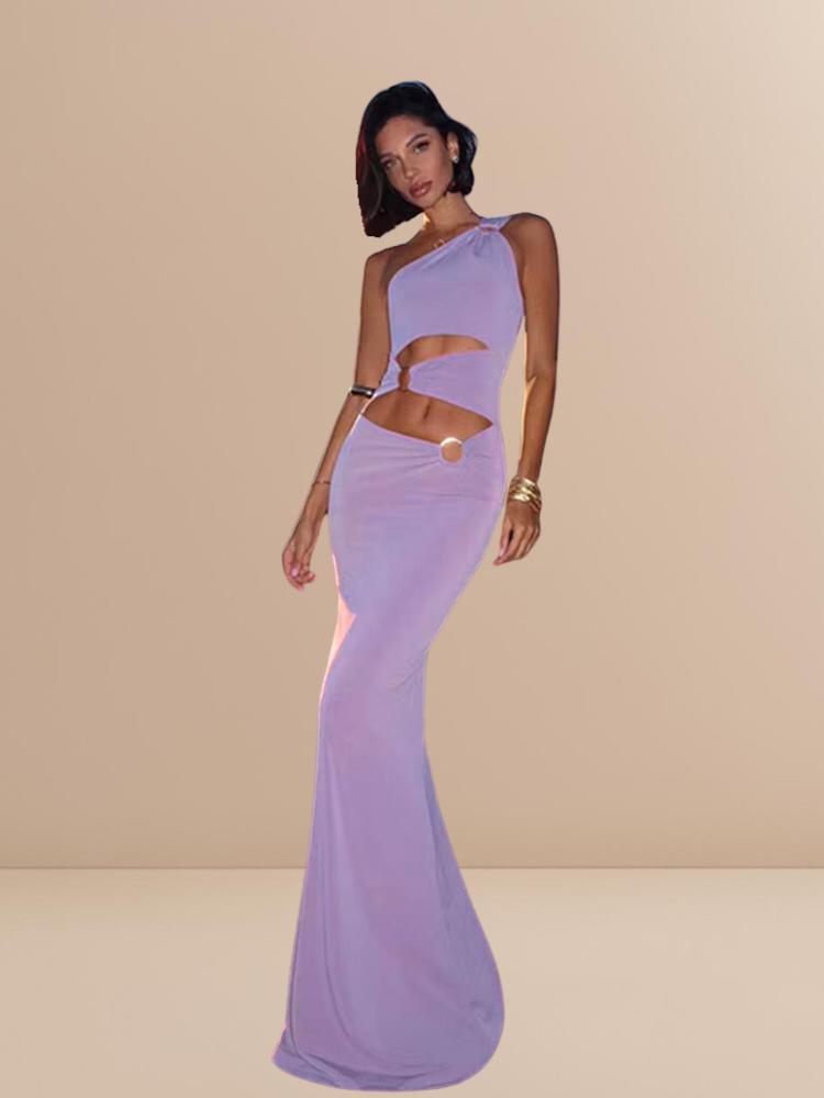 Cutout Ring Maxi Dress