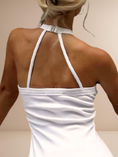 Load image into Gallery viewer, Ribbed Halter Asymmetrical Dress
